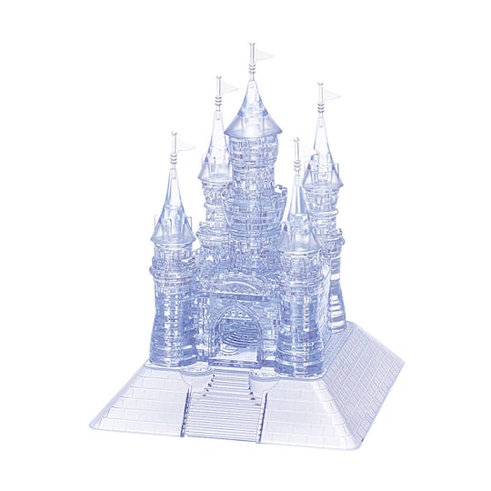 3D Crystal Puzzle - Castle (Clear): 125 Pcs
